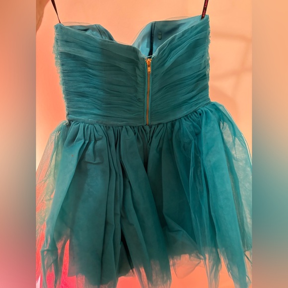 🛼 Y2K Betsey Johnson Aqua Blue Dress 🛼 - Picture 2 of 5